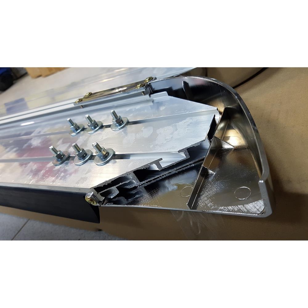 Боковые пороги B99, с крепежом, FORD RANGER, 2012-2015